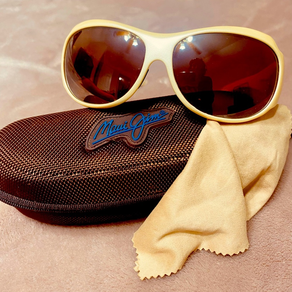Maui Jim Cream sun Glasses